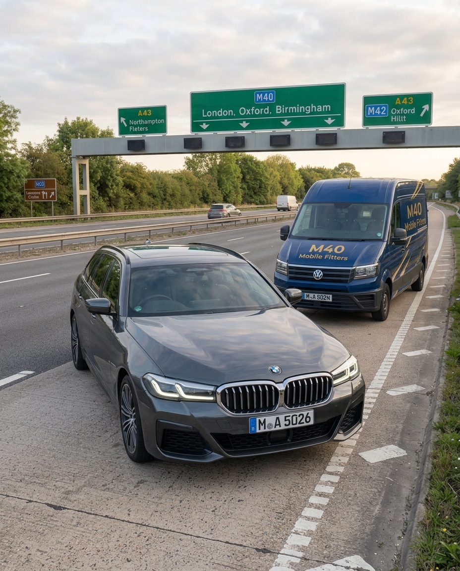 M40 Mobile Tyre Fitters providing local tyre assistance